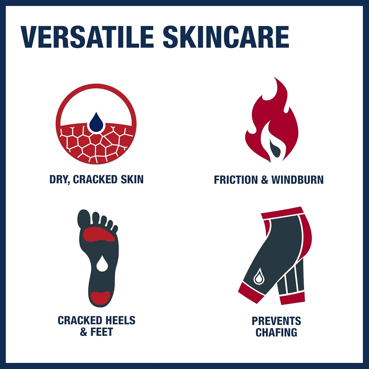Aquaphor Healing Balm Stick versatile skincare uses for dry cracked skin friction windburn heels and chafing