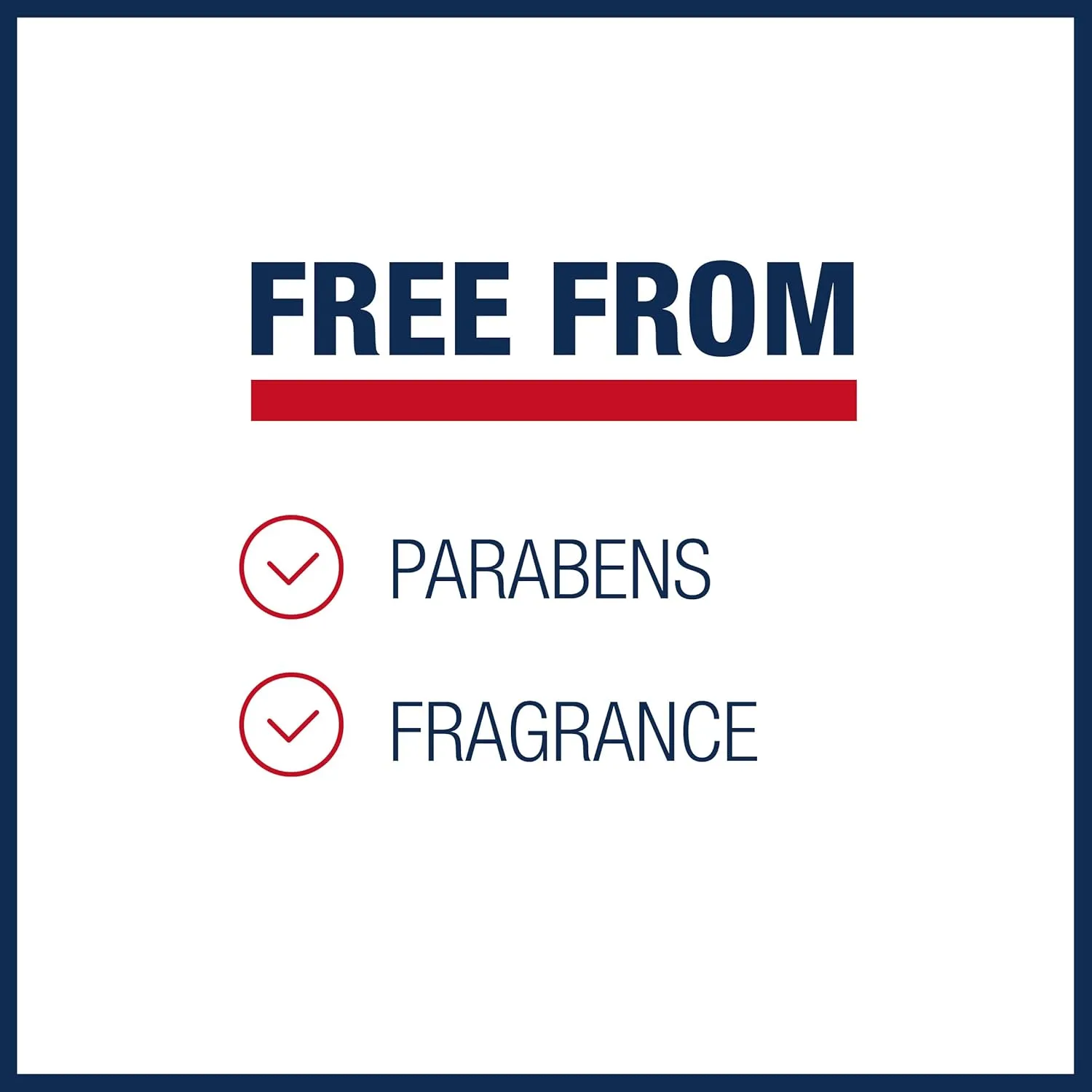 Aquaphor Healing Balm Stick shown as free from parabens and fragrance