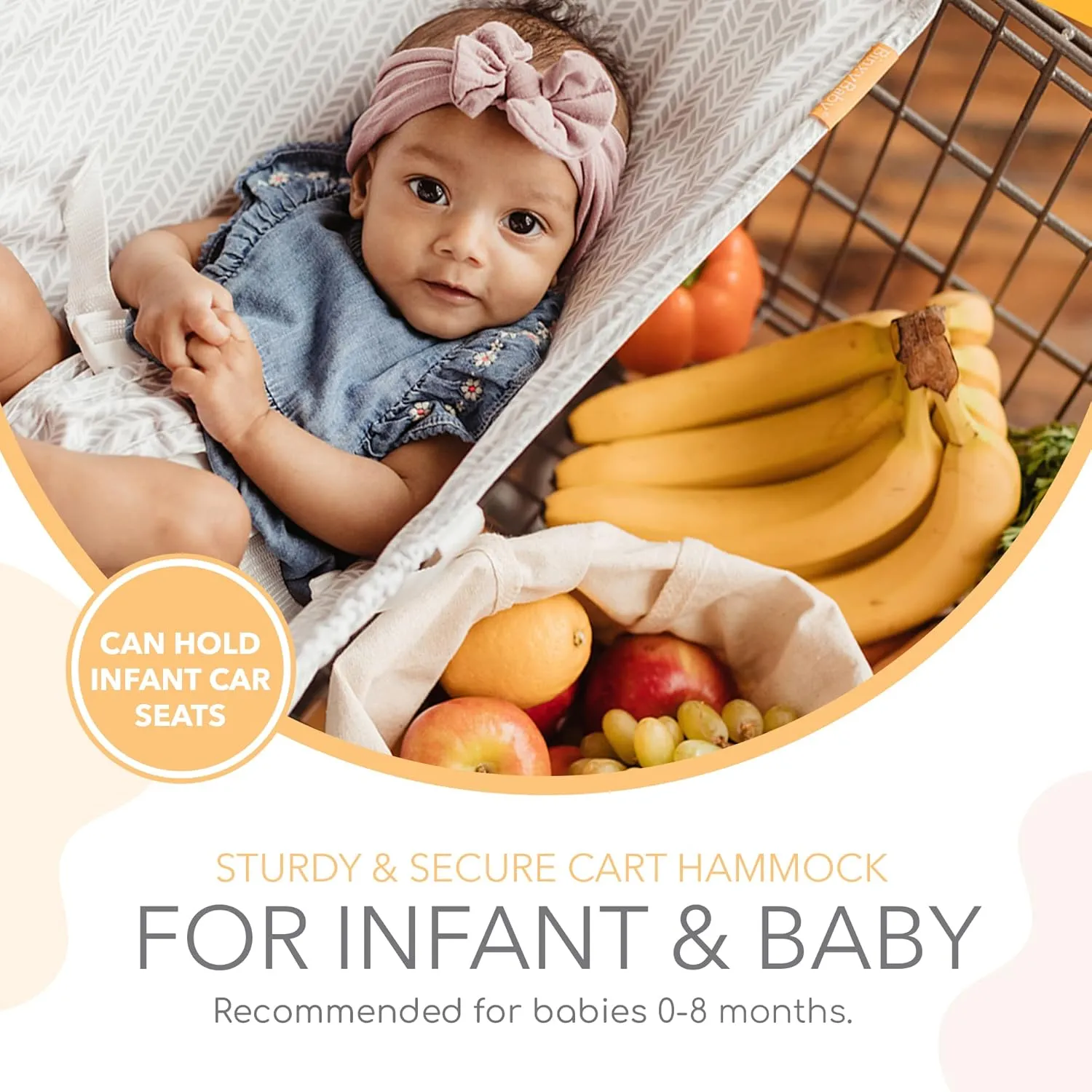 Binxy Baby shopping cart hammock product view