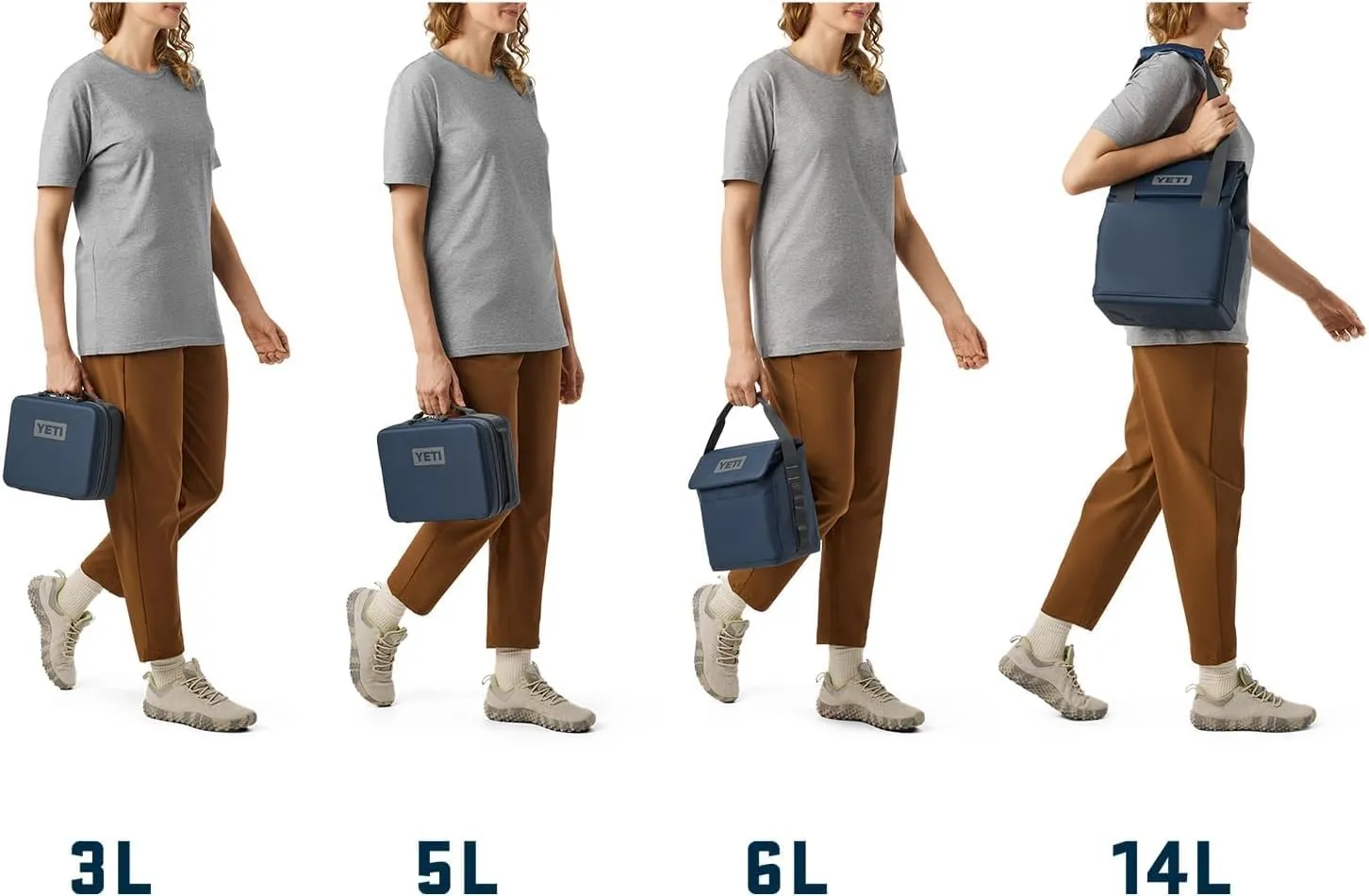 YETI Daytrip cooler lunch box size lineup and carry options