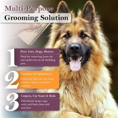 SleekEZ Dog Brush and Pet Hair Removal Tool